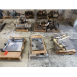 Lot - Assorted CNC Fixtures, Consisting of: Manual Lether Stamping Machine, Steel Plate Size 1 ft. x