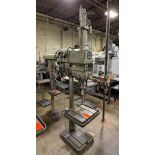 Clausing 20 in. Model 2224 Floor-Type Drill Press, S/N: 106849; with Model 2217 Vertical Pneumatic