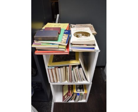 A collection of books, predominantly of local interest to Cumbria and Lakeland, including K shoes.