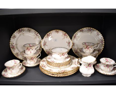 A collection of Royal Albert 'Cottage Garden', plates, cups, saucers, jug and cake plate to be included.