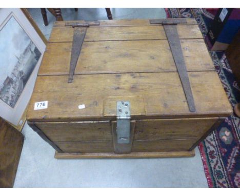 Vintage pine tack box