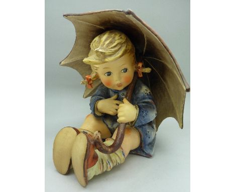A large Hummel figure, Umbrella Girl, height 19.5cm