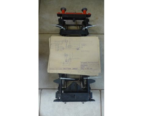 A part built 7 1/4 gauge B R standard class 2 engine with set of plans, 89cm long 