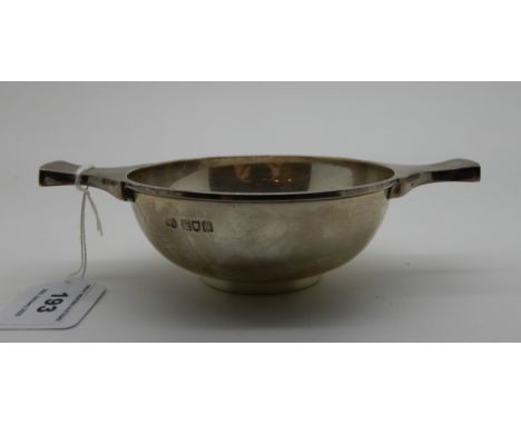 A silver quaich by Robert Stewart, London 1908, 17.8cm across the lugs, 188gms Condition Report: Available upon request