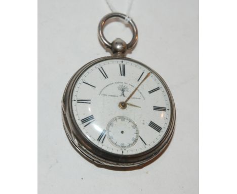 A Victorian silver-cased pocket watch by John Forrest, London Condition Report: Available upon request