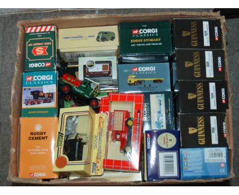 A collection of Corgi and other models including Guinness, Eddie Stobart examples etc all in original boxes Condition Report: