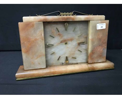 ONYX MANTEL CLOCK 