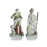 Minerva (Pallas Athene) and Diana