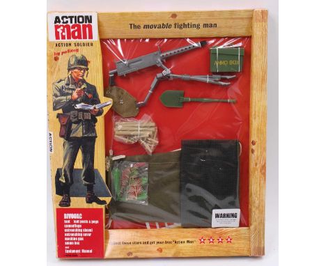 An Action Man Palitoy No. AM93635040 Nostalgic Collection, Hasbro 2008 Action Man Action Soldier and Tent gift set, housed on