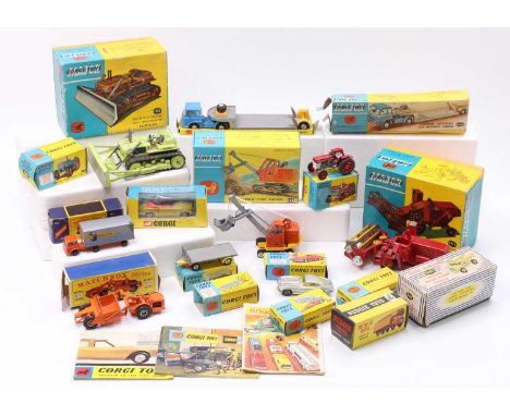 A collection of boxed, part boxed and loose diecasts to include Corgi, Dinky, and Matchbox Toys, with specific models includi