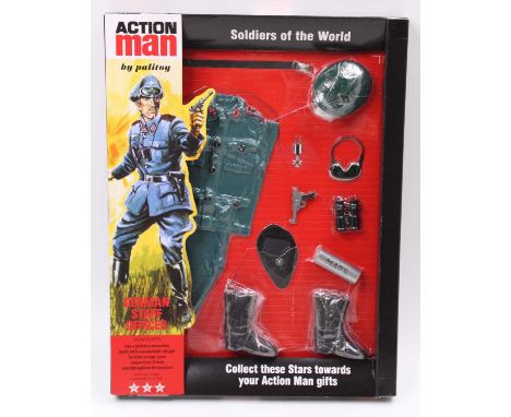 An Action Man Palitoy No. 34153, Hasbro 2008, reproduction Soldiers of the World German Staff Officer gift set, housed on the