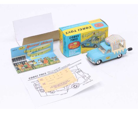 A Corgi Toys reissue No. 474 Walls Ice cream delivery van housed in the original box