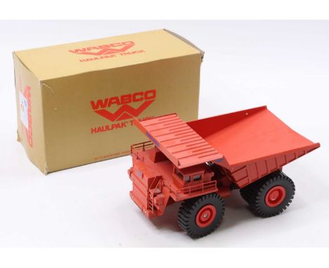 Conrad No.2720, 1/50th scale diecast model of a Wabco Haulpak Truck, finished in red with original branded box (VG-BVG)