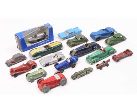 A collection of mixed play-worn diecasts from minor manufacturers to include Tootsie Toys, Castle Art, Mafwo Products, Cresce