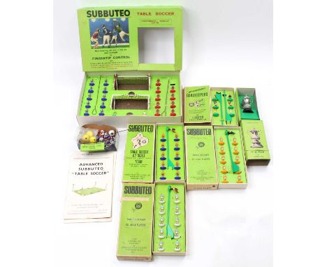 A collection of vintage Subbuteo comprising a boxed Continental Display Edition, in near complete condition with various book