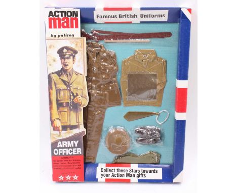 An Action Man Palitoy by Hasbro 2007, No. 34137 Famous British Uniforms Army Officer outfit, housed on the original sealed wi