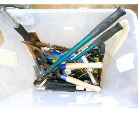Box of tools etc. 