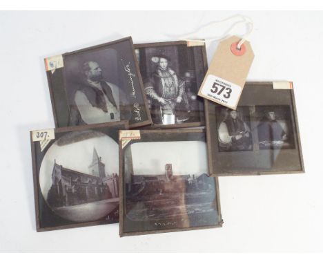Approximately 250 3¼" Victorian magic lantern slides on church buildings and the history of the church 
