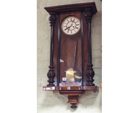 Smaller late Victorian Vienna wall clock
