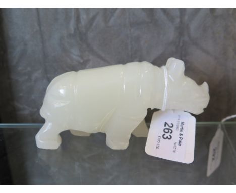 A jade rhino