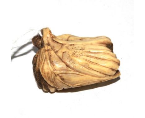 A bone Netsuke carving