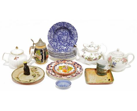 Midwinter Stylecraft 'Classic Shape' coffee set&nbsp;to include coffee pot, sugar bowl, creamer, coffee cans and saucers, a q