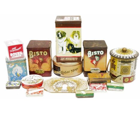 Quantity of vintage tins and boxes&nbsp;(1 box)&nbsp;
