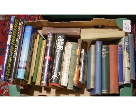 Quantity of sporting books covering tennis, golf, sailing, rock climbing, football etc., to include:
Heyerdahl, Thor 'Kon-Tik