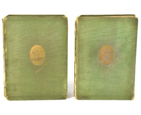 MICHAEL COLLINS; 'Michael Collins and the Making of a New Ireland' by Piaras Béaslaí, Volumes I and II, bound in green buckra