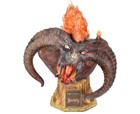 A boxed 'Lord of the Rings' Legendary scale bust of 'Balrog' by Sideshow Collectibles, height 52.5cm. CONDITION REPORT The bu