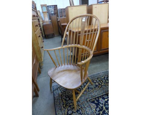 An Ercol elm and beech Chairmakers chair 