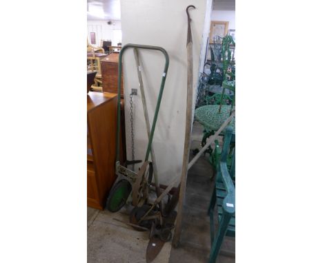 Assorted gardening tools 