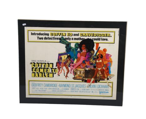 An original U.S. Half-Sheet film poster, Cotton Comes to Harlem (1970), 22 x 28 inches, mounted with perspex coverTop left 1 