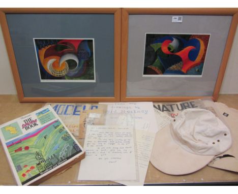 Collection of David Hockney memorabilia from the former family home in Bradford to include a hand written and signed letter t