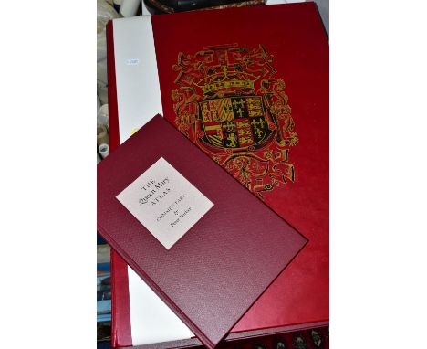 THE QUEEN MARY ATLAS, a limited edition 76/1000 for the Folio Society, the binding by Smith Settle of Otley is in full-grain 