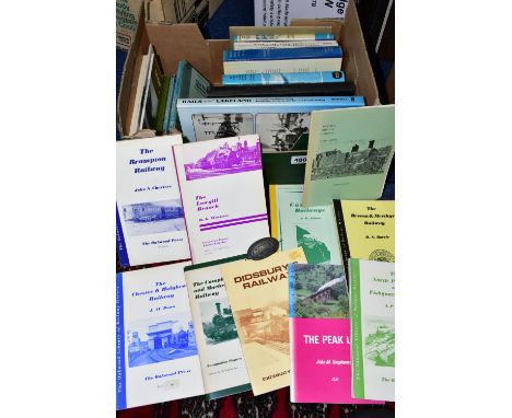 ONE BOX OF RAILWAY BOOKS AND BOOKLETS thirty-four titles to include The Story of the Cambrian by C.P. Gasquoyne, Severn Valle