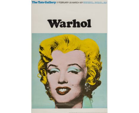 Andy Warhol (1928-1987) (after)Poster for the Tate GalleryOffset lithograph printed in colours, 1971, on wove paper, the full