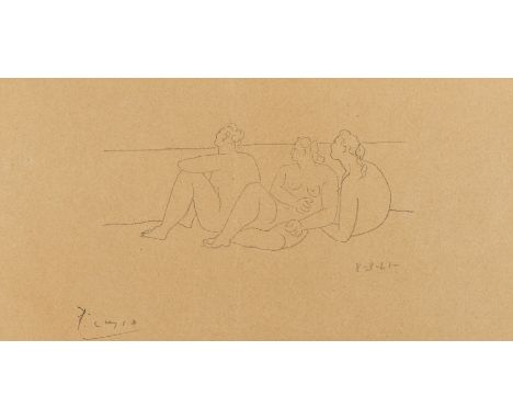 δ Pablo Picasso (1881-1973)Sur la Plage II (3 Nus) (Bloch 43; Cramer 10)Lithograph, 1921, a proof before the edition of 50, s
