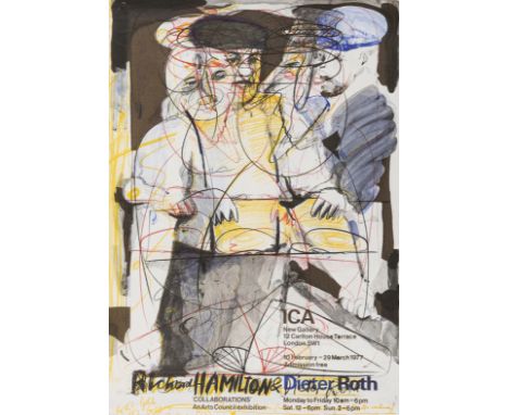 δ Richard Hamilton (1922-2011) & Dieter Roth (1930-1988)Exhibition Posters 'Collaborations' (Lullin p.265)Offset lithograph p