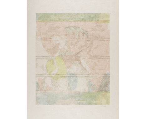 δ Henry Moore (1896-1986)Head (Cramer 364)Lithograph printed in colours, 1975, signed and inscribed 'ea' in pencil, an artist