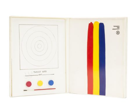 Jasper Johns (b.1930)Technics and Creativity (Field 135)The deluxe book, 1970, comprising a white plastic clamshell box housi