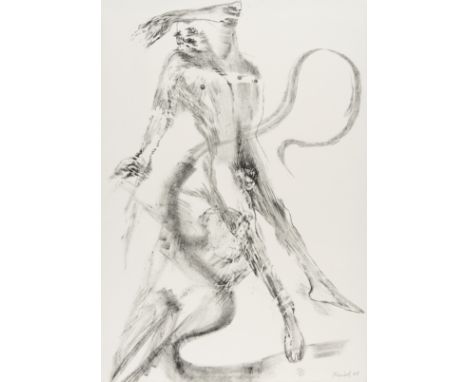 δ Elisabeth Frink (1930-1993)Spinning Man V (Wiseman 6)Lithograph, 1965, signed, dated and numbered from the edition of 65 in
