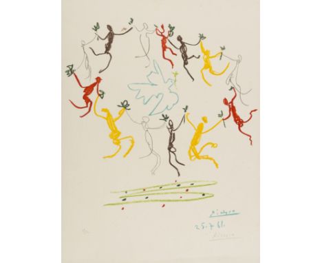 δ Pablo Picasso (1881-1973) (after)La Ronde de la Jeunesse Lithograph printed in colours, signed and numbered from the editio
