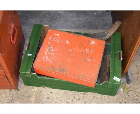 Box of mixed vintage tools