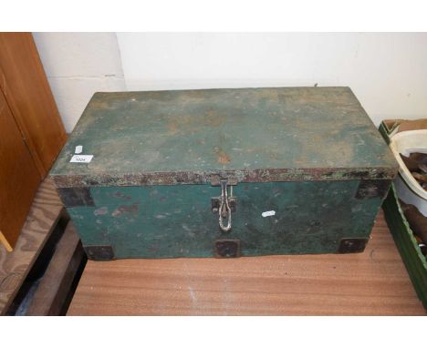 Vintage wooden toolbox