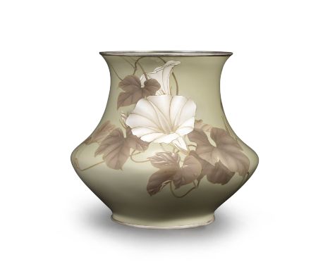 HATTORI TADASABURO OF NAGOYA (DIED 1939)A Fine and Large Moriage Cloisonné-Enamel vase Meiji (1868-1912) or Taisho era (1912-
