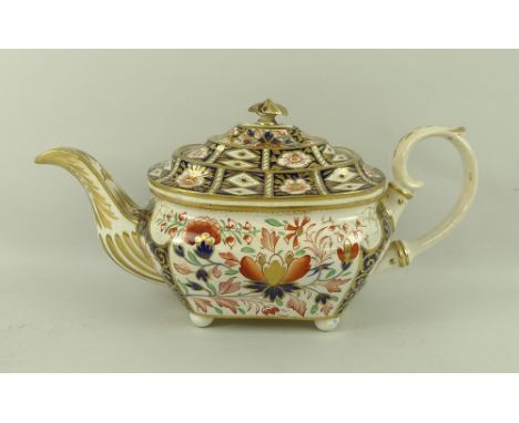 A group of 19th and later Royal Crown Derby Imari ware pieces of various patterns and dates, comprising tea pot, cups, saucer