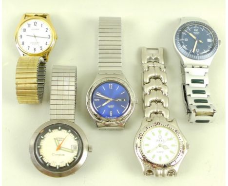 A group of watches comprising a Sekonda Quartz Analogue watch, boxed, complete with guarantee, a gentleman's Jakko watch, a S