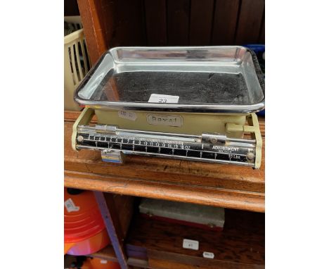 A set of vintage scales. 