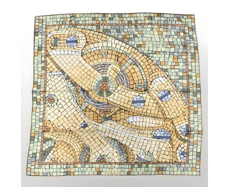 A Rolex silk scarf, boxed.